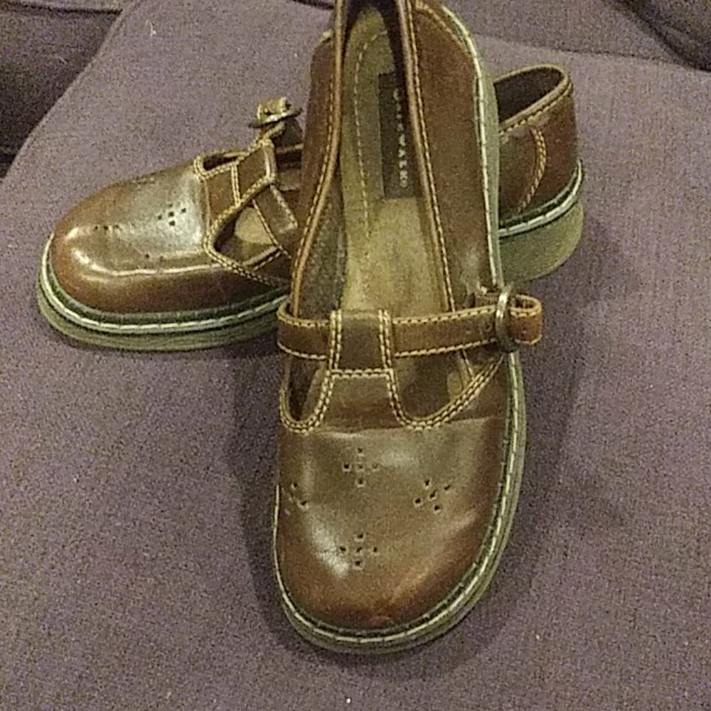 Dark Brown Airwalk Mary Janes